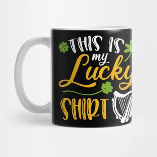 Harp This is My Lucky Shirt St Patrick's Day Mug